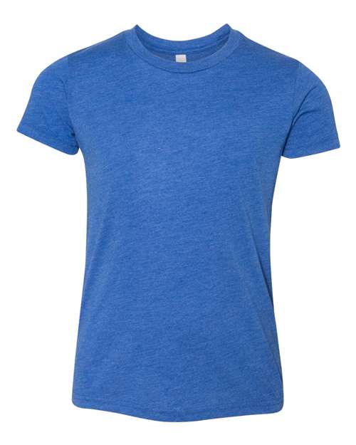 BELLA + CANVAS 3413Y - True Royal Triblend - Front