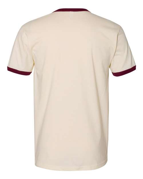 Next Level 3604 - Natural/ Maroon - Back
