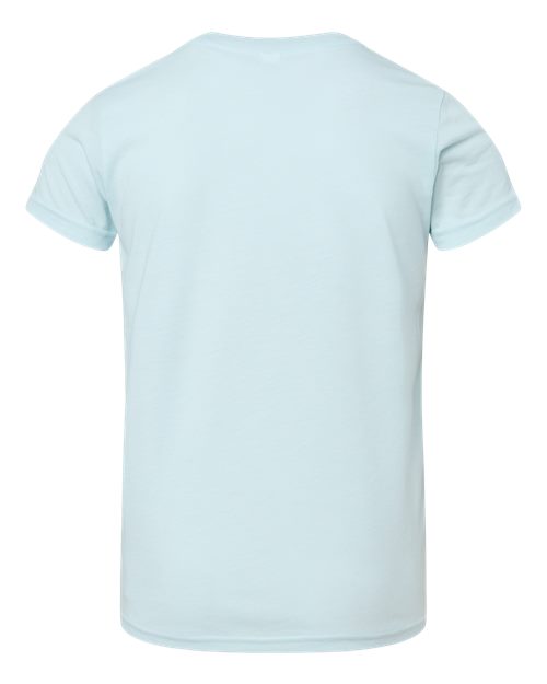 BELLA + CANVAS 3413Y - Ice Blue Triblend - Back