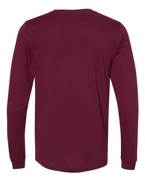BELLA + CANVAS 3501 - Maroon - Back