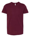 BELLA + CANVAS 3001Y - Maroon - Front
