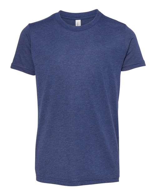 BELLA + CANVAS 3413Y - Navy Triblend - Front