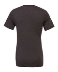 BELLA + CANVAS 3001CVC - Dark Grey Heather - Back