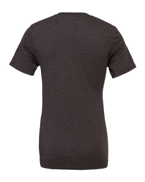 BELLA + CANVAS 3001CVC - Dark Grey Heather - Back