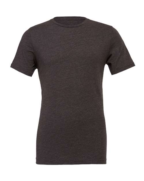 BELLA + CANVAS 3001CVC - Dark Grey Heather - Front