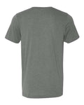 BELLA + CANVAS 3001CVC - Deep Heather - Back