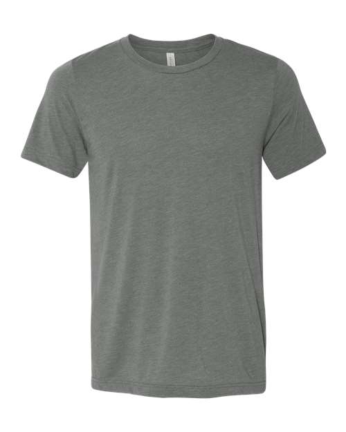 BELLA + CANVAS 3001CVC - Deep Heather - Front