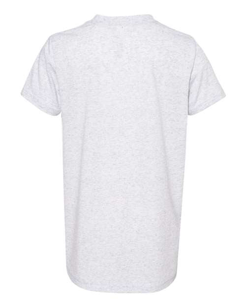 BELLA + CANVAS 3413Y - White Fleck Triblend - Back