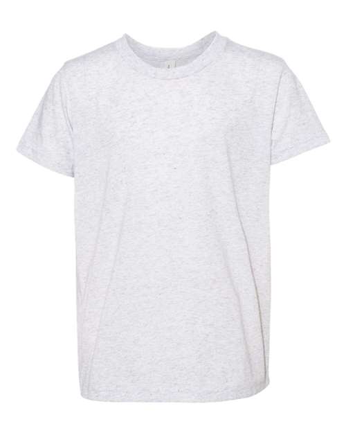 BELLA + CANVAS 3413Y - White Fleck Triblend - Front