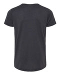 BELLA + CANVAS 3413Y - Solid Dark Grey Triblend - Back