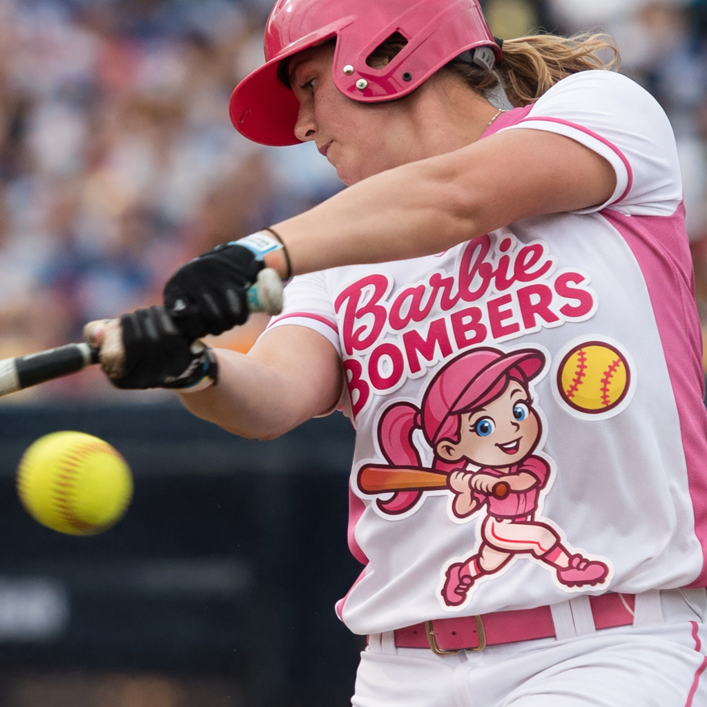 Barbie Bombers showcase card